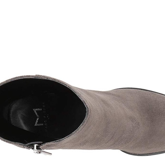 Marc Fisher Gray Suede Mena Booties - Picture 5 of 5